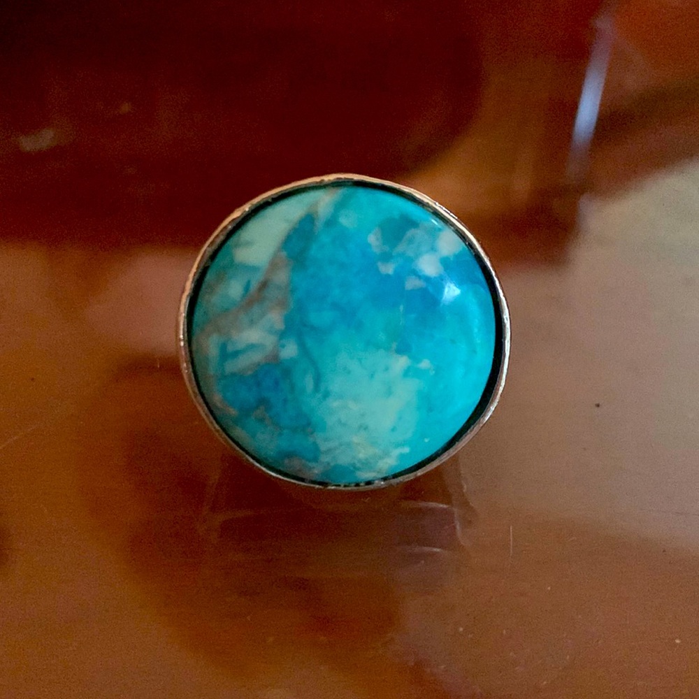 COPY - Turquoise round shape ring